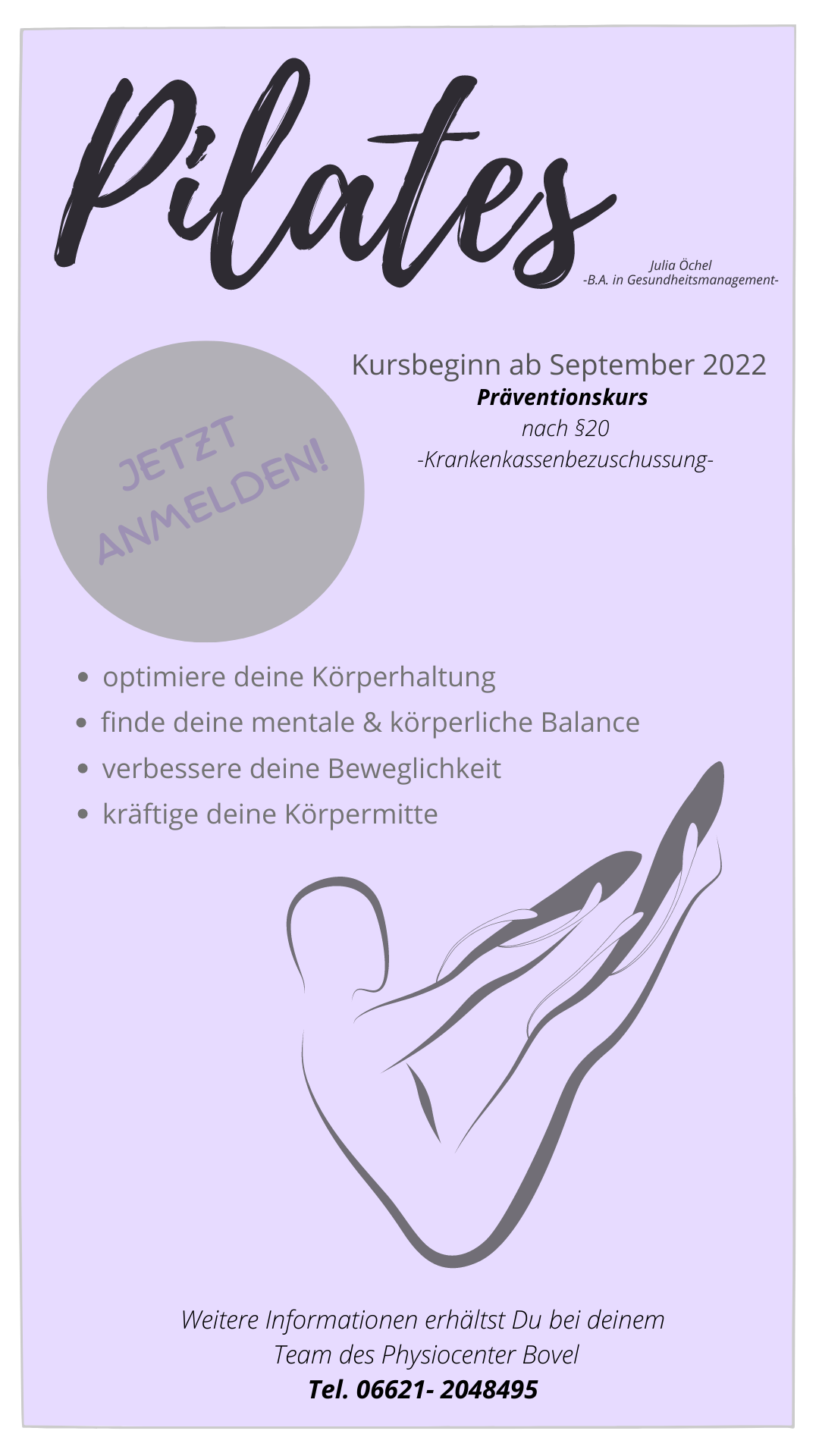 Präventionskurs Pilates